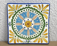 Carregar imagem no visualizador da galeria, Azulejo 15cm, pintado à mão, Azulejo clássico, quadro decorativo, para penduarar, art em azulejo, cerâmica