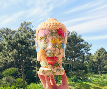 Carregar imagem no visualizador da galeria, Cabeça de Buda de Cerâmica 24cm - Floral