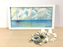 Carregar imagem no visualizador da galeria, Quadro Painel de azulejos (O Barquinho) 23,5x 43,5cm
