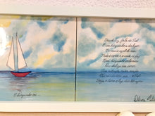 Carregar imagem no visualizador da galeria, Quadro Painel de azulejos (O Barquinho) 23,5x 43,5cm