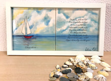 Carregar imagem no visualizador da galeria, Quadro Painel de azulejos (O Barquinho) 23,5x 43,5cm