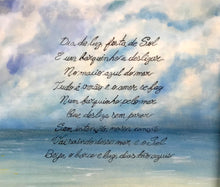 Carregar imagem no visualizador da galeria, Quadro Painel de azulejos (O Barquinho) 23,5x 43,5cm