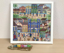 Carregar imagem no visualizador da galeria, Ilustração Naif, Arte Naif, Quadro colorido, Quadro Decorativo, Reprodução Original, Edição Limitada, Número de série, Médio