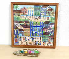 Carregar imagem no visualizador da galeria, Ilustração Naif, Arte Naif, Quadro colorido, Quadro Decorativo, Reprodução Original, Edição Limitada, Número de série, Médio