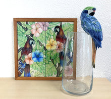 Carregar imagem no visualizador da galeria, Ilustração Pássaros Trotical, Araras, Papagaios, Quadro, Decoração, Reprodução do Original, Edição Limitada, Número de série, tamanho Médio