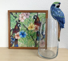 Carregar imagem no visualizador da galeria, Ilustração Pássaros Trotical, Araras, Papagaios, Quadro, Decoração, Reprodução do Original, Edição Limitada, Número de série, tamanho Médio
