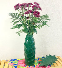 Carregar imagem no visualizador da galeria, Vaso de Flor - Folha/Verde - 12X29CM