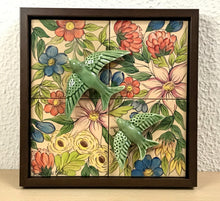 Carregar imagem no visualizador da galeria, Andorinha, Pintura, Azulejo, Decoração, Preto, Revoada, Pequeno