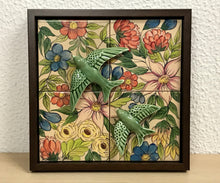 Carregar imagem no visualizador da galeria, Andorinha, Pintura, Azulejo, Decoração, Preto, Revoada, Pequeno