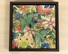 Carregar imagem no visualizador da galeria, Andorinha, Pintura, Azulejo, Decoração, Preto, Revoada, Pequeno