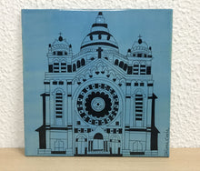 Carregar imagem no visualizador da galeria, Azulejo de ceramica pintado á mão, Santuário do Sagrado Coração de Jesus - Viana do Castelo - Portugal, para penduar, 20cm,