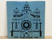 Carregar imagem no visualizador da galeria, Azulejo de ceramica pintado á mão, Santuário do Sagrado Coração de Jesus - Viana do Castelo - Portugal, para penduar, 20cm,