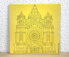 Carregar imagem no visualizador da galeria, Azulejo de ceramica pintado á mão, Santuário do Sagrado Coração de Jesus - Viana do Castelo - Portugal, para penduar, 20cm,