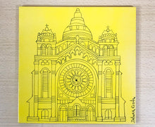 Carregar imagem no visualizador da galeria, Azulejo de ceramica pintado á mão, Santuário do Sagrado Coração de Jesus - Viana do Castelo - Portugal, para penduar, 20cm,