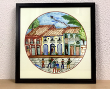 Carregar imagem no visualizador da galeria, Ilustração Naif, Arte Naif, Pintura de Casinhas, Quadro Decorativo, Reprodução Original, Edição Limitada, Número de série, Fineart, Giclée