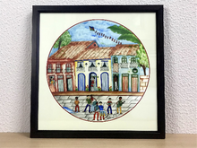 Carregar imagem no visualizador da galeria, Ilustração Naif, Arte Naif, Pintura de Casinhas, Quadro Decorativo, Reprodução Original, Edição Limitada, Número de série, Fineart, Giclée