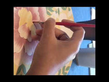 Carregar e reproduzir vídeo no visualizador da galeria, Prato de Cerâmica, Tema Chita, Tamanhos 27cm e 34,5cm