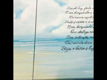 Carregar e reproduzir vídeo no visualizador da galeria, Quadro Painel de azulejos (O Barquinho) 23,5x 43,5cm