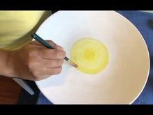 Carregar e reproduzir vídeo no visualizador da galeria, Prato de Cerâmica, Tema Chita, Tamanhos 27cm e 34,5cm