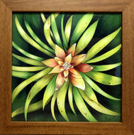 Ilustração Bromélia, Planta Tropical, Floresta, Quadro, Decoração, Reprodução Original, Edição Limitada, Número de série, Fineart, Giclée