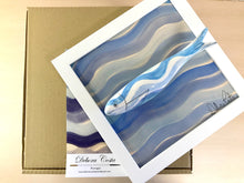 Carregar imagem no visualizador da galeria, Quadro Azulejo Sardinha, Leveza do mar  - 24x24cm
